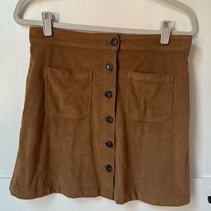 marine layer sueded skirt euc size 6
